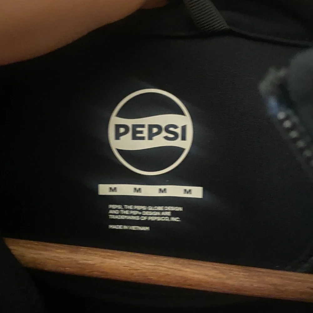 Pepsi Men's Black Zip-Up Sweater - Picture 3 of 4